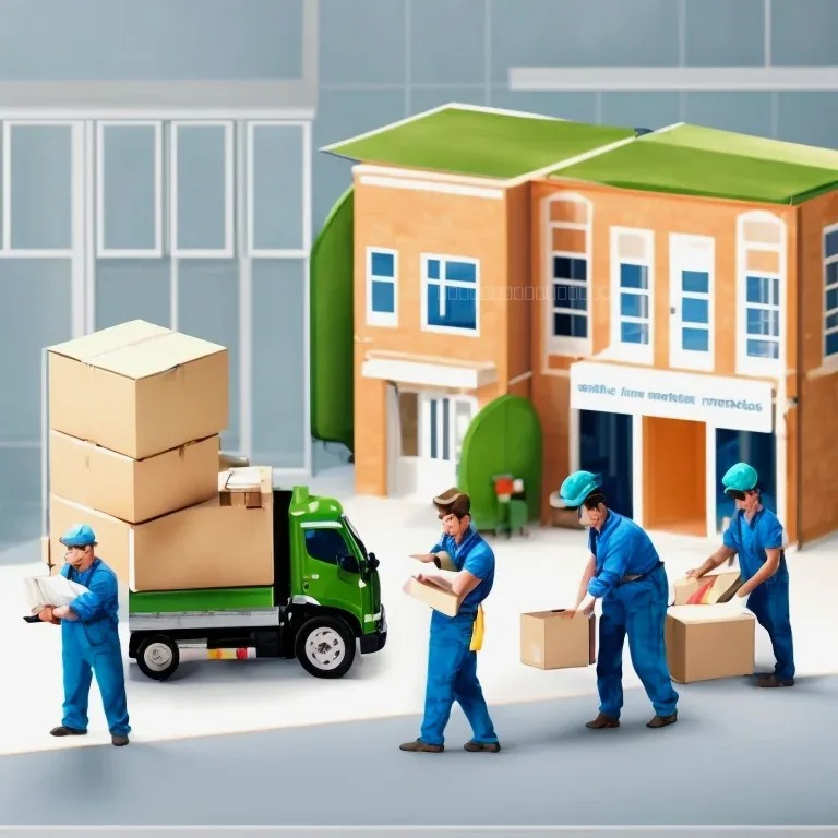 Equipo de MoveTopFast embalando muebles en Tepoztlán